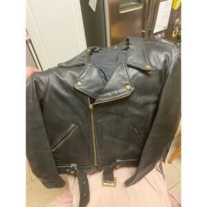 Men's Black Leather Jacket